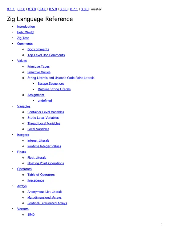 Zig Programming Language