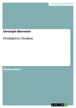 Read: Book Produktives Denken