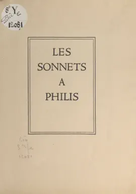 Read: Les sonnets Book à Philis