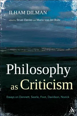 Read: Philosophy Book as Criticism