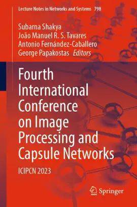 Read: Fourth International Conference on Image Processing and Capsule Networks Book