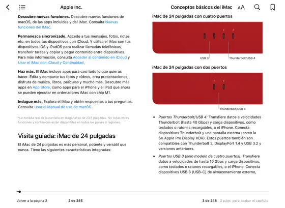 Screenshot 1 Conceptos básicos del iMac iphone