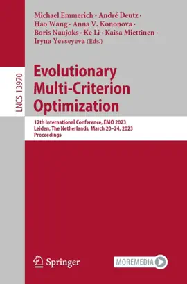 Read: Book Evolutionary Multi-Criterion Optimization