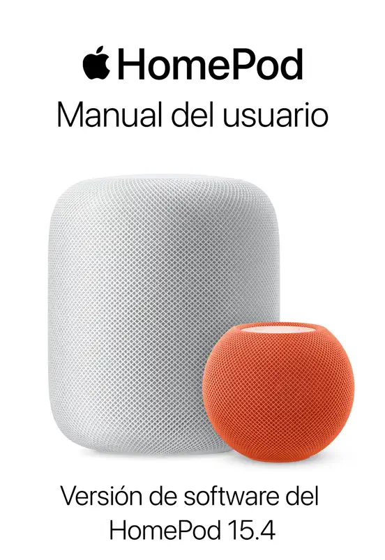 Manual del usuario del HomePod