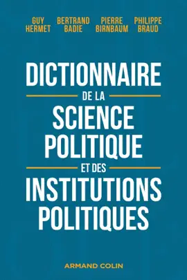 Read: Dictionnaire de la science politique et des institutions politiques - 8e Book éd.