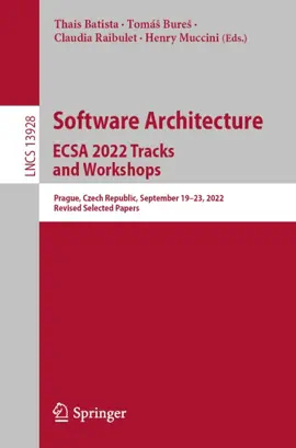 Read: Software Architecture. ECSA Book 2022 Tracks and Workshops