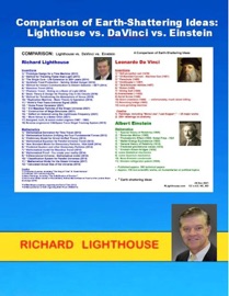 Comparison of Earth-Shattering Ideas: Lighthouse vs. DaVinci vs. Einstein - Richard Lighthouse