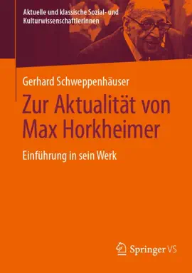 Read: Book Zur Aktualität von Max Horkheimer