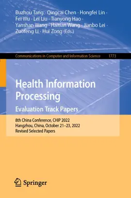 Read: Health Information Processing. Book Evaluation Track Papers