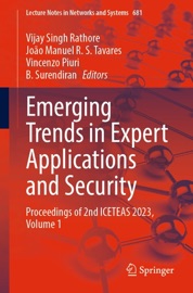 Emerging Trends in Expert Applications and Security - Vijay Singh Rathore, João Manuel R. S. Tavares, Vincenzo Piuri & B. Surendiran