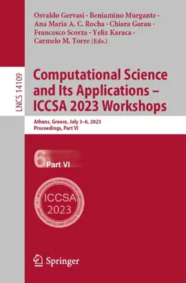 Read: Computational Science and Its Applications – ICCSA 2023 Workshops Book