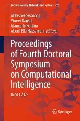Read: Proceedings Book of Fourth Doctoral Symposium on Computational Intelligence