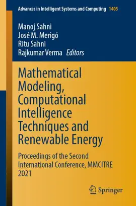 Read: Mathematical Modeling, Computational Intelligence Techniques and Book Renewable Energy