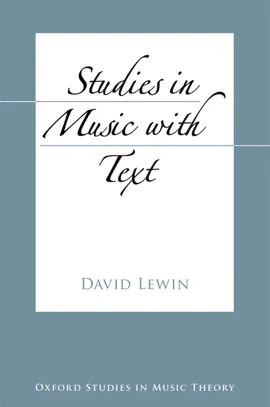 Read: Studies Book in Music with Text