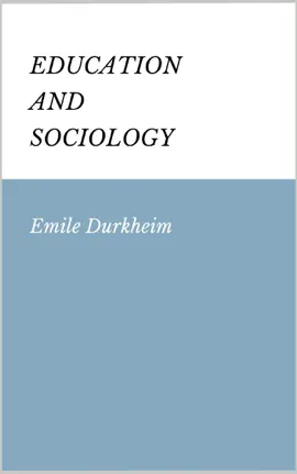 Read: Book EDUCATION AND SOCIOLOGY