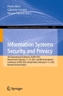 Read: Information Book Systems Security and Privacy