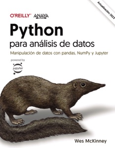 Python para análisis de datos Book Cover