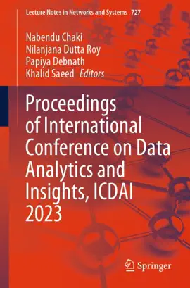 Read: Proceedings of International Conference on Data Book Analytics and Insights, ICDAI 2023