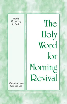 God's Economy in Faith