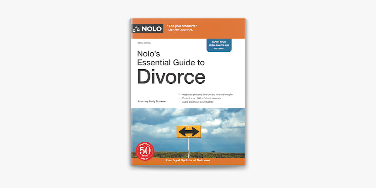 Nolo's Essential Guide to Divorce - Legal Book - Nolo