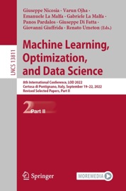 Machine Learning, Optimization, and Data Science - Giuseppe Nicosia, Varun Ojha, Emanuele La Malfa, Gabriele La Malfa, Panos Pardalos, Giuseppe Di Fatta, Giovanni Giuffrida & Renato Umeton