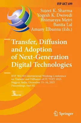 Read: Transfer, Diffusion and Adoption of Next-Generation Digital Technologies Book