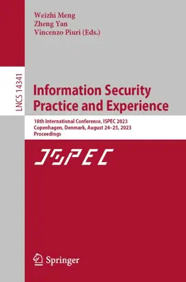 Read: Information Book Security Practice and Experience