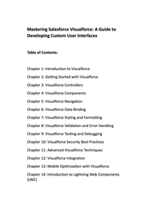 Mastering Salesforce Visualforce: A Guide to Developing Custom User Interfaces by Innoware PJP