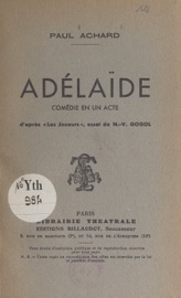 Adélaïde - Paul Achard