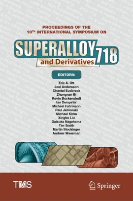 Read: Proceedings of the 10th International Symposium on Book Superalloy 718 and Derivatives