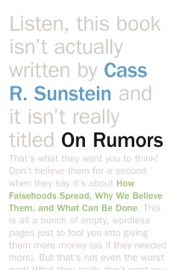 On Rumors - Cass R. Sunstein