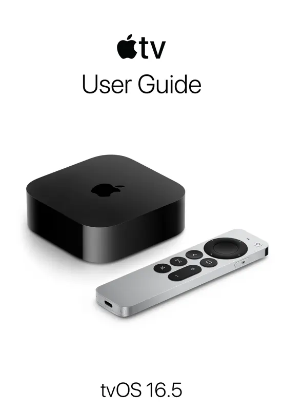 Apple TV User Guide