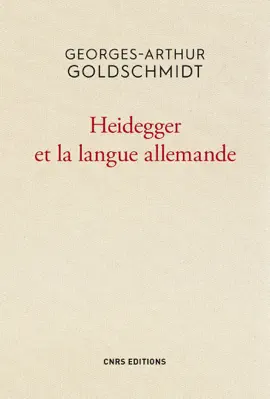 Read: Heidegger et la langue allemande Book