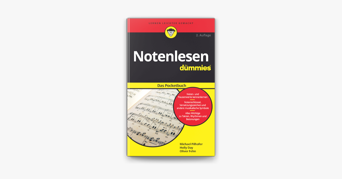 ‎Notenlesen für Dummies Das Pocketbuch în Apple Books