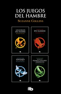 Los Juegos del Hambre - Estuche con: Los juegos del hambre  En llamas  Sinsajo  Balada de pájaros cantores y serpientes