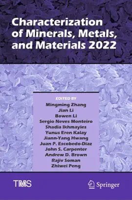 Read: Characterization of Minerals, Book Metals, and Materials 2022