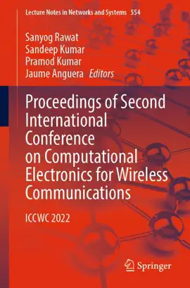Read: Proceedings of Second International Conference Book on Computational Electronics for Wireless Communications