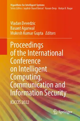 Read: Book Proceedings of the International Conference on Intelligent Computing, Communication and Information Security
