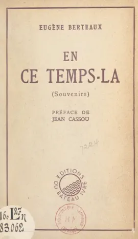 Read: Book En ce temps-là (souvenirs)