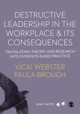 Read: Destructive Leadership in the Workplace and its Consequences : Translating theory Book and research into evidence-based practice