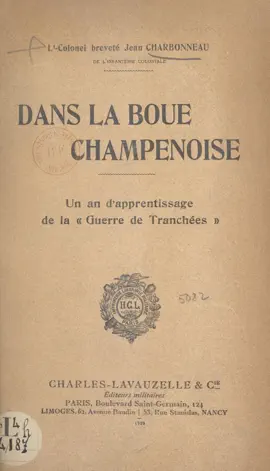 Read: Dans la boue champenoise Book