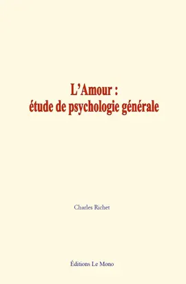Read: L’Amour : étude de Book psychologie générale