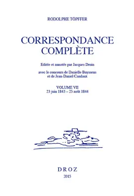 Read: Correspondance complète. Volume Book VII