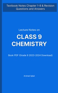 Class 9 Chemistry Quiz Questions and Answers PDF | 9th Grade Chemistry Test e-Book PDF Download by Arshad Iqbal