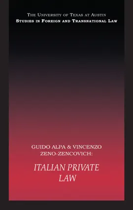 Read: Book Italian Private Law