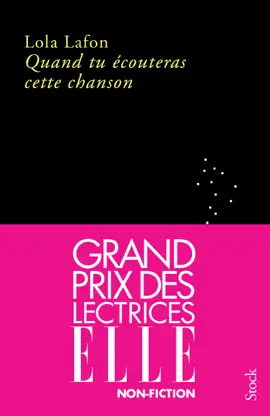 Read: Quand tu écouteras Book cette chanson GRAND PRIX DES LECTRICES ELLE 2023