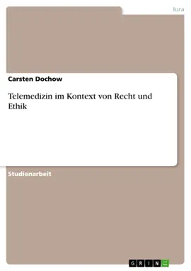 Read: Telemedizin Book im Kontext von Recht und Ethik