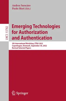Read: Emerging Technologies for Authorization Book and Authentication
