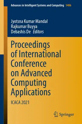 Read: Book Proceedings of International Conference on Advanced Computing Applications
