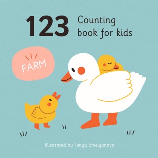 123 Counting book for kids by Tanya Emelyanova